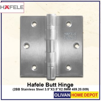 Hafele Door Butt Hinge Ball Bearing Stainless Steel X X Mm