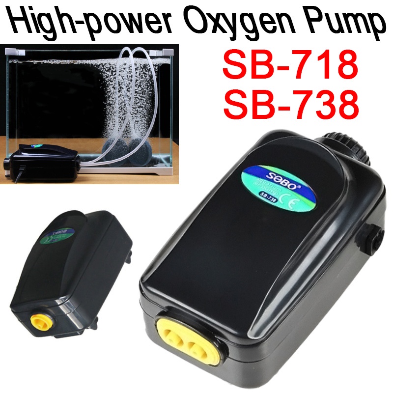 Spot Sobo Silent Aquarium Air Pump Oxygen Pond Aerator Water Fish