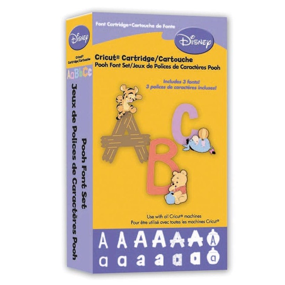 Cricut Disney Cartridge Pooh Font Set Shopee Philippines