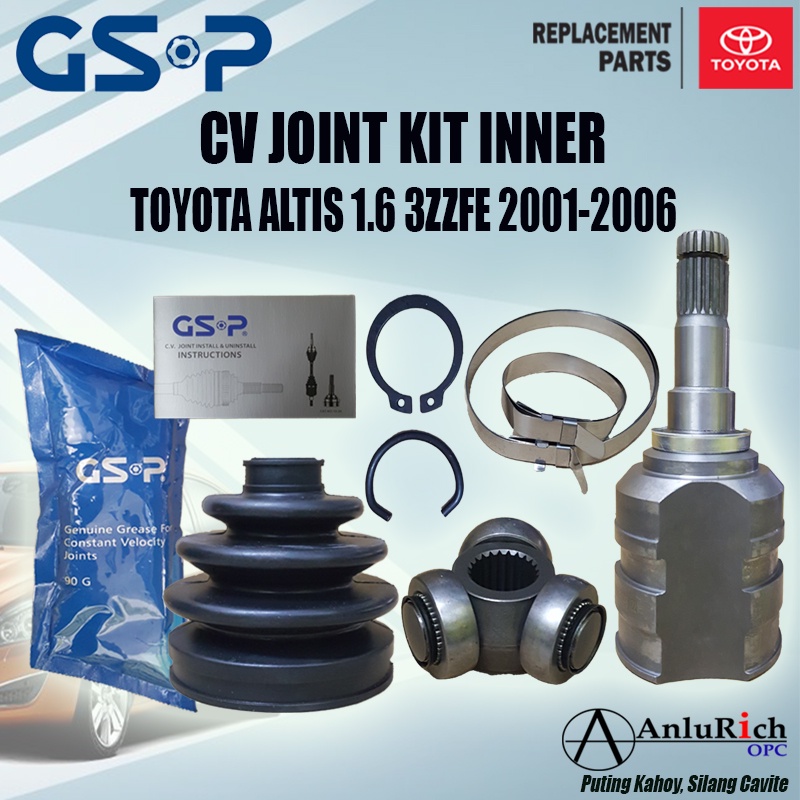 Cv Joint Kit Inner Toyota Altis Zzfe Gsp Shopee