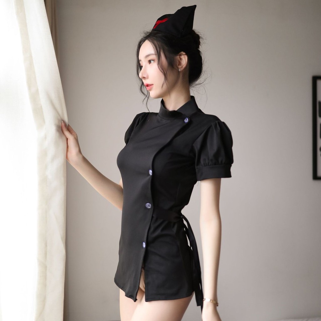 Softening Sexy Lingerie Nurse Uniform Perspective Temptation Suit