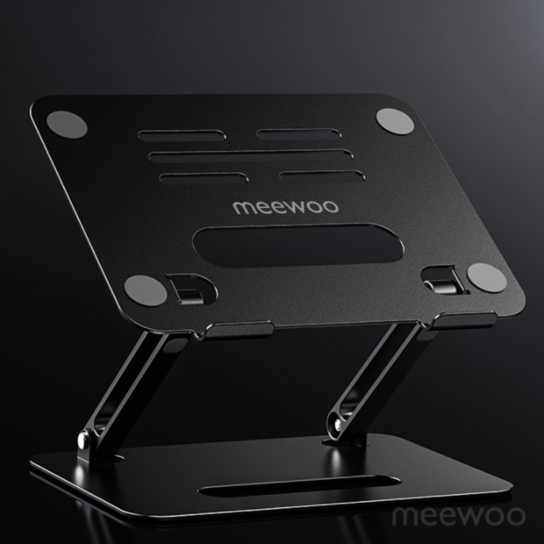 Meewoo Laptop Stand Adjustable Foldable Aluminum Alloy Ergonomic Design