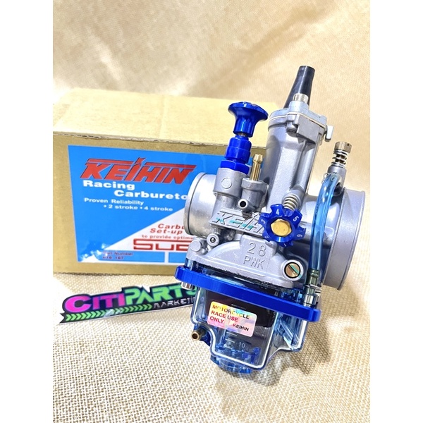 Keihin Sudco Racing Carburetor Mm Mm Flat Carb Transparent Blue