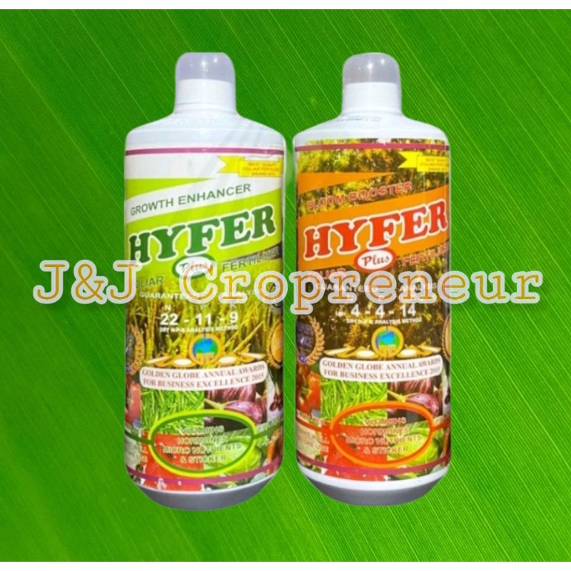 Foliar Fertilizer Hyfer Plus Growth Enhancer Bloom Booster 1liter