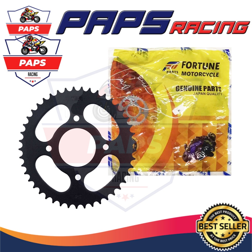 Motorcycle Rear Sprocket Vega Stx Sniper Wind Ct Rsbk Black T