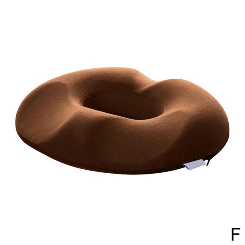 Coccyx Pain Relief Memory Foam Donut Ring Cushion Travel Pillow Seat