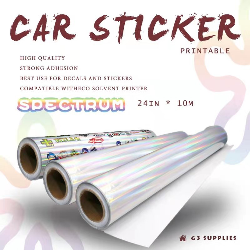 Quaff Spectrum Printable Car Sticker For Eco Solvent Printer Roll