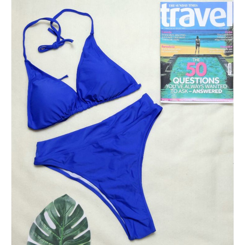 ROYAL BLUE HIGH CUT BIKINI Shopee Philippines