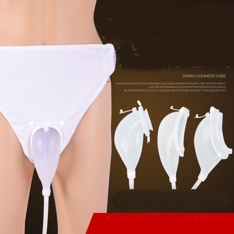 Male Female Urine Receiver Silicone Urinal Urine Collection Bag