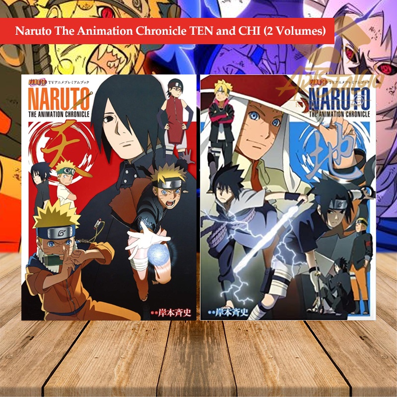 Naruto The Animation Chronicle Ten And Chi Volumes Shopee Philippines