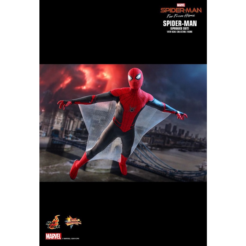 HOT TOYS SPIDERMAN FAR FROM HOME SPIDERMAN UPGRADED SUIT MMS