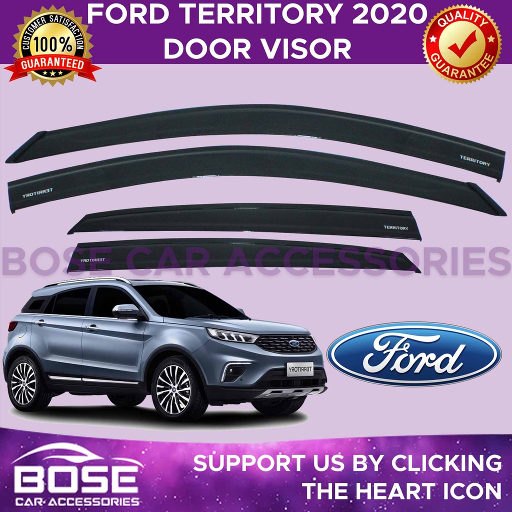 Premium Visor For Ford Territory 2020 2022 Year Model Injection Type