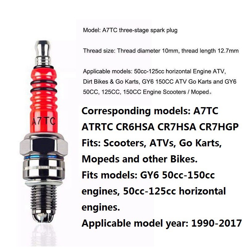 Pc Spark Plug A Tc D Ea High Performance Electrode For Wave Tmx Baja