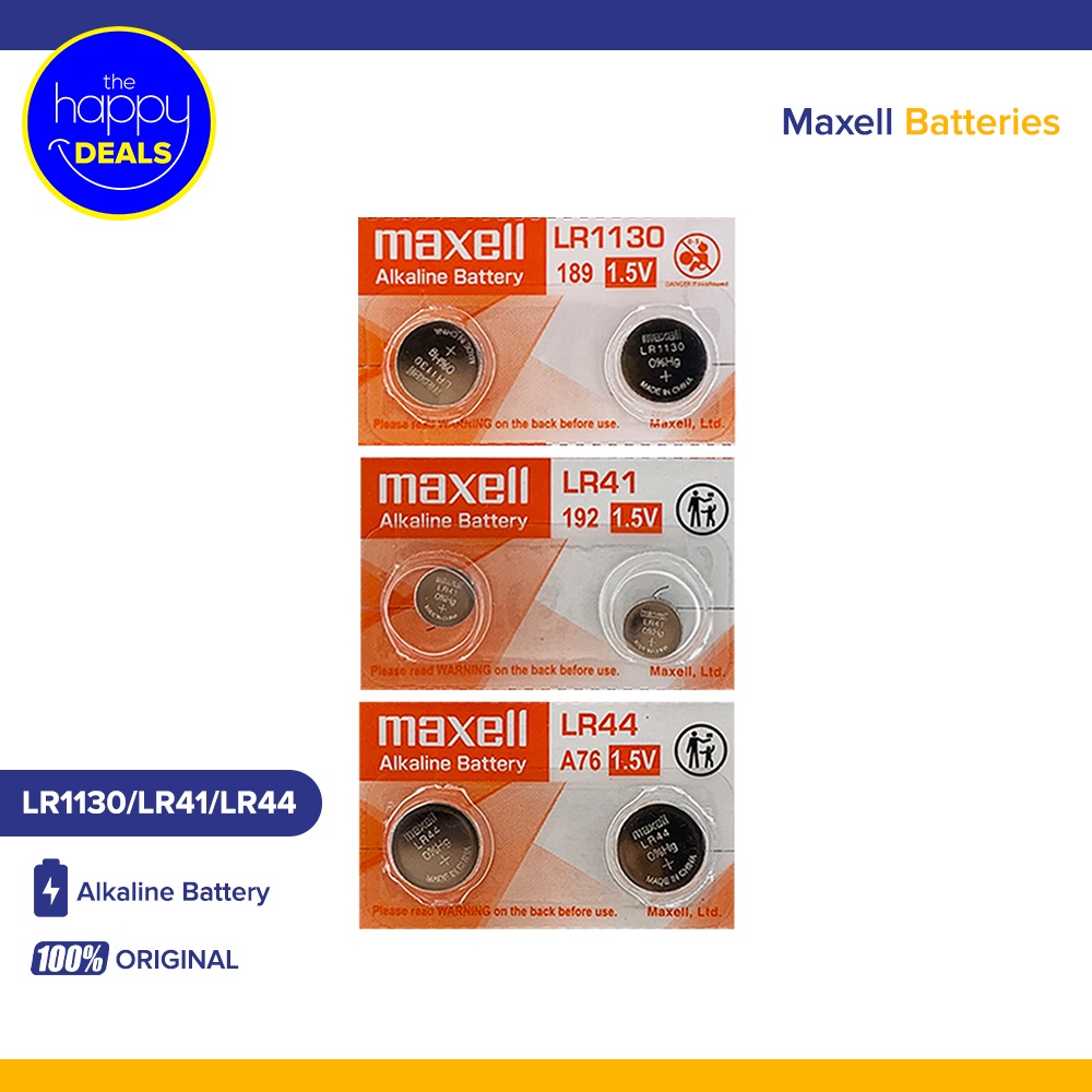 Maxell Alkaline Battery Lr Lr Lr Pc Shopee Philippines