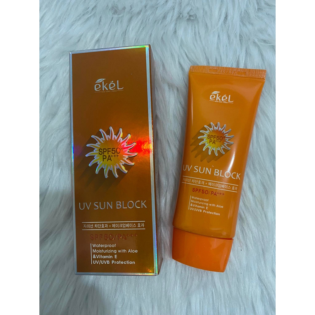 Ekel Soothing Moisture Sun Block Spf Pa Shopee Philippines