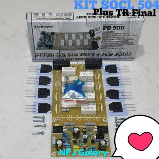 Pcb Power Amplifier Package SOCL 504 FIBER Plus TR Final Shopee