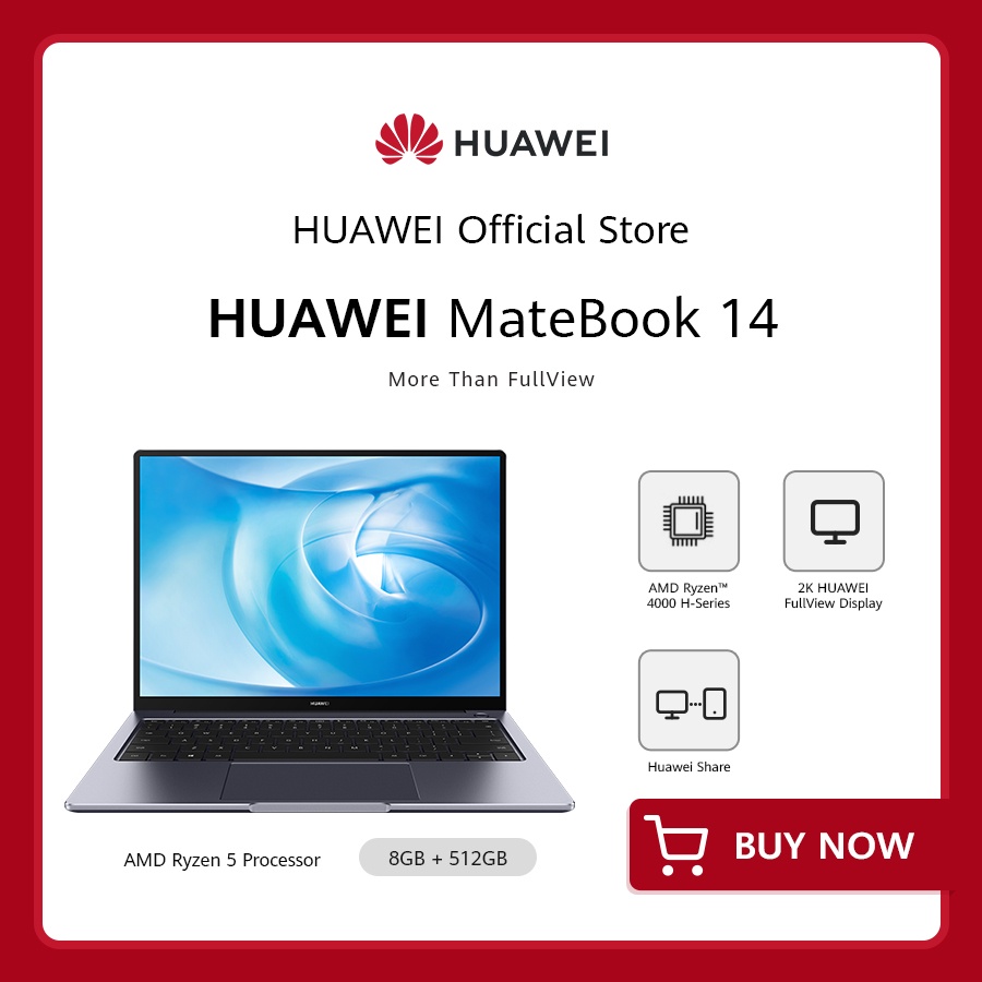 Huawei Matebook Laptop Amd Ryzen H Gb Gb Gb Gb