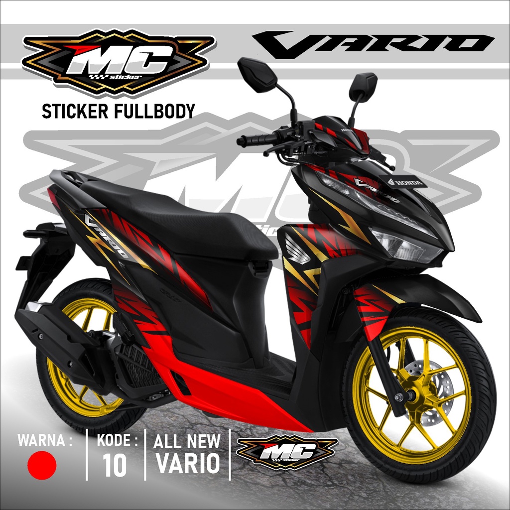 Mc Cutting Sticker MCD 10 Decal Sticker Vario 125 150 New Full Body