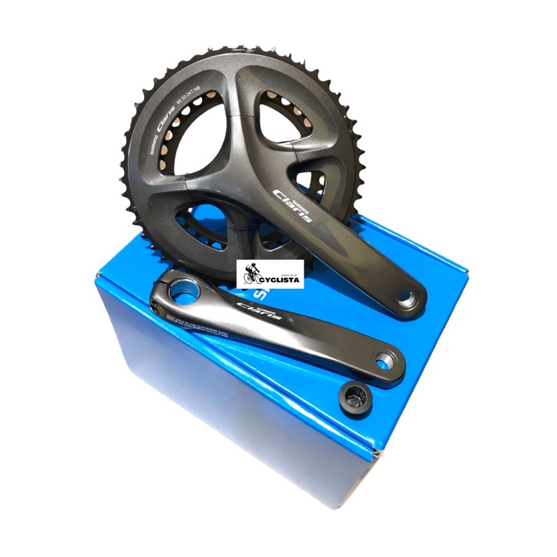 Shimano Claris Fc R T Mm X Speed Crankset Without Bottom