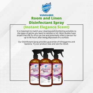 Vunguard Luxurious Room And Linen Disinfectant Spray Instant Elegance