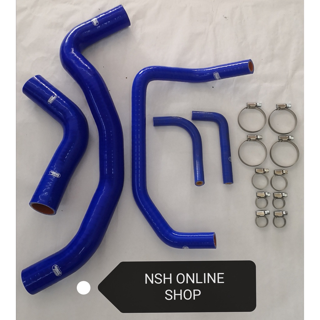 Radiator Hose Set Samco Silicone With Hose Clip For Proton Wira