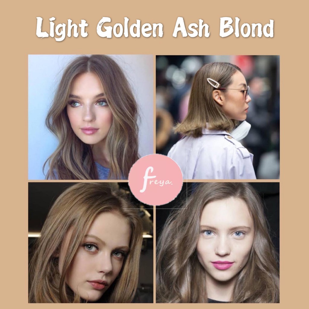 Light Golden Ash Blonde Permanent Hair Color Set 7 31 Bob Keratin