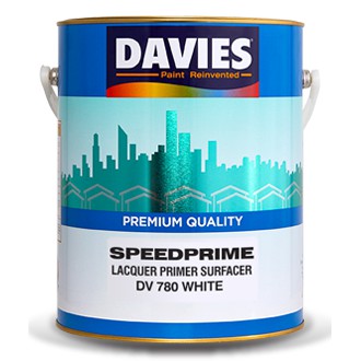 Davies Lacquer Primer Surfacer White DV780 Duco FInish 4 Liters