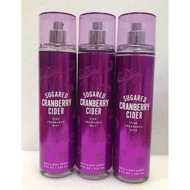 Bath Body Works Sugared Cranberry Cider Fragrance Mist 236ml Shopee