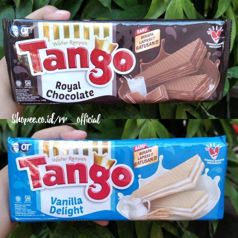 Crispy Wafers Tango Taste Long Vanilla Milk Chocolate Shopee Philippines