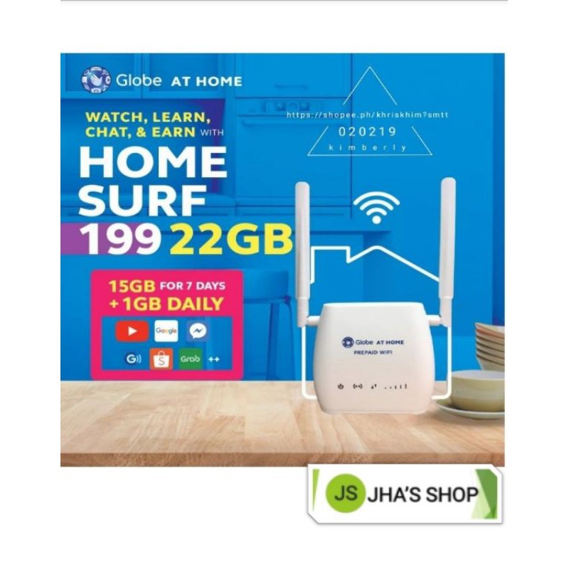 GLOBE AT HOME PREPAID WIFI Model ZLT S10G Shopee Philippines