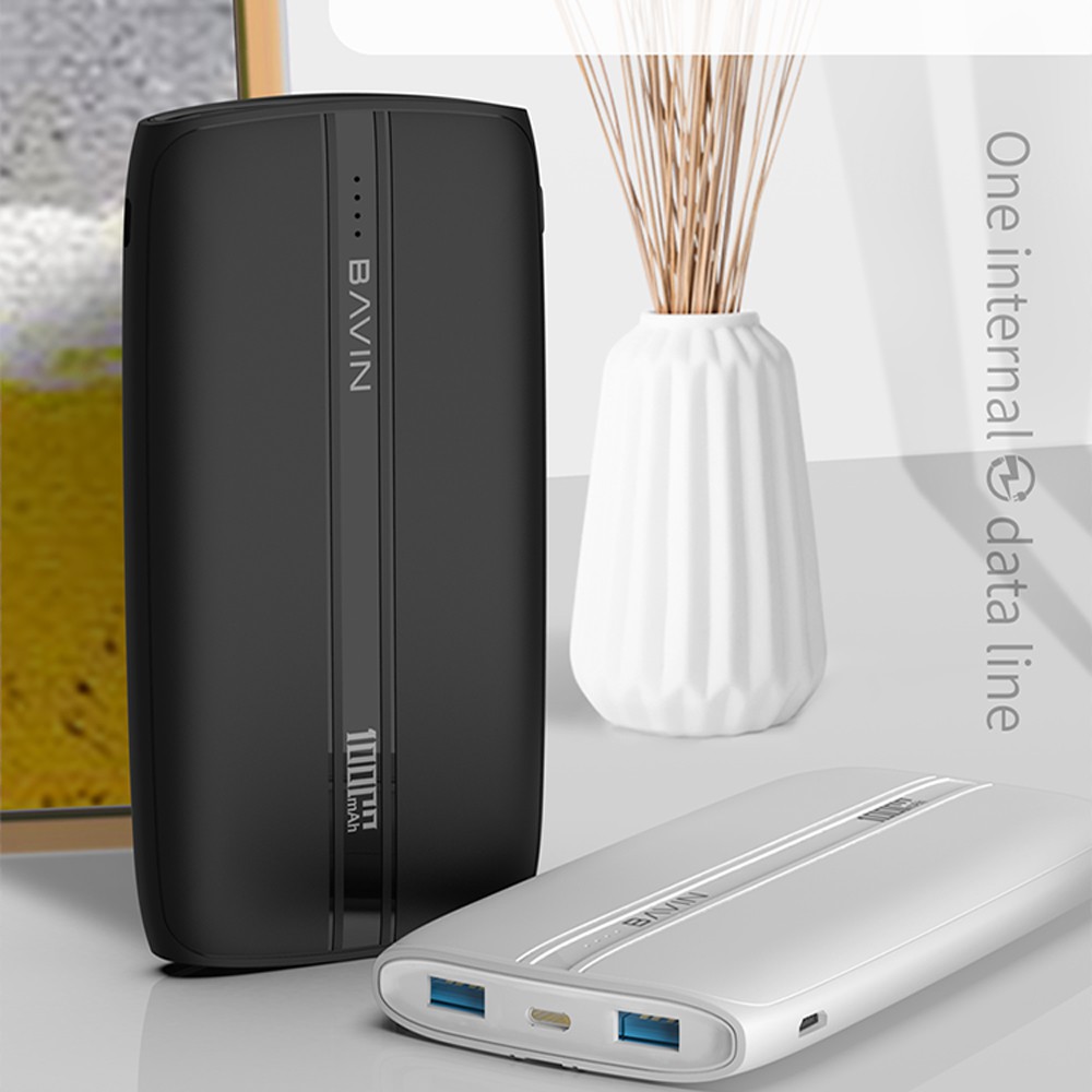 BAVIN PC087 10000mAh Slim Size Portable Power Bank W Micro Type C