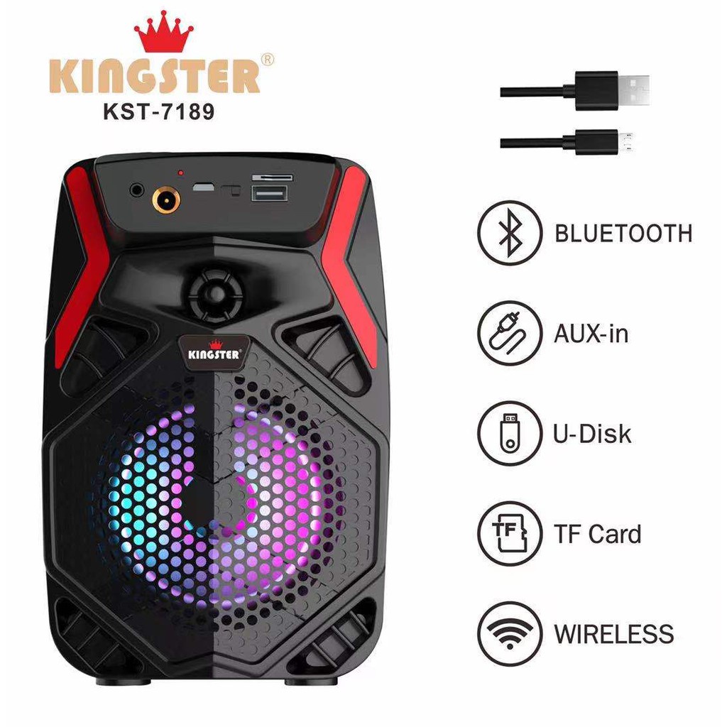 Kingster Kst Super Bluetooth Speaker With Free Mic Mpower