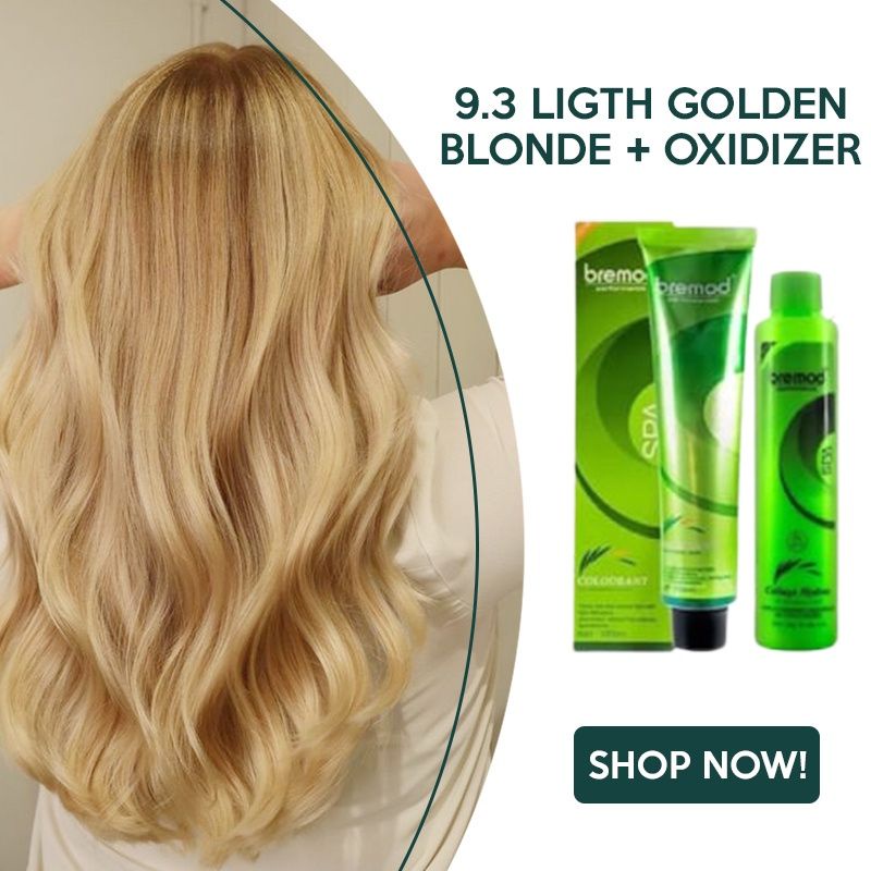 Bremod 9 3 Light Golden Blonde With Oxidizer Shopee Philippines