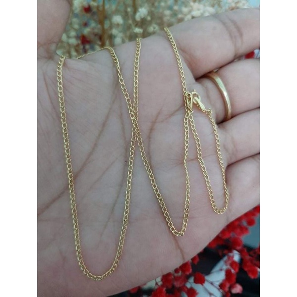 18K Saudi Gold CADENA CHAIN PAWNABLE COD Shopee Philippines