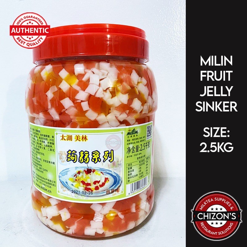 Milin Fruit Jelly CTEA Fruit Jelly Hanfang Crystal Jelly Rainbow Jelly