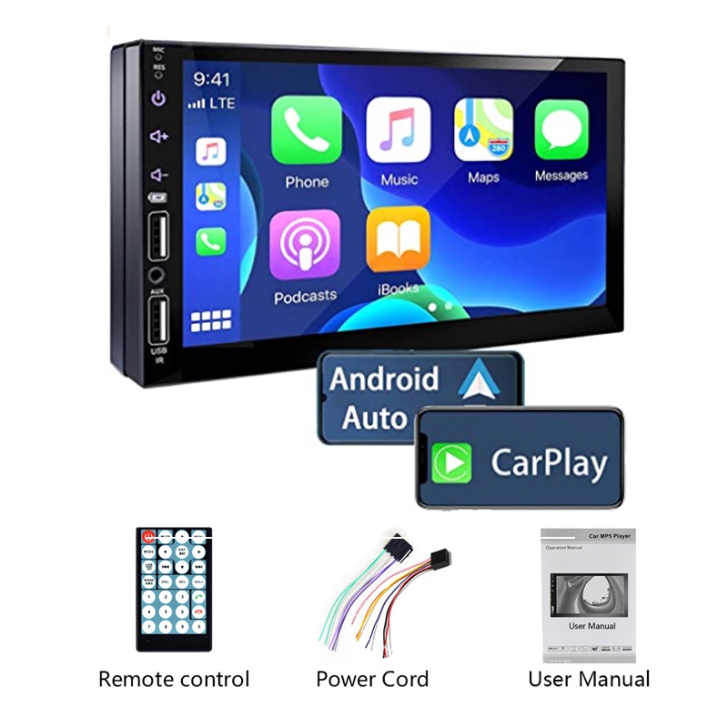 Acodo Carplay Car Stereo P Hd Inch Car Radio Bluetooth Mp Mp