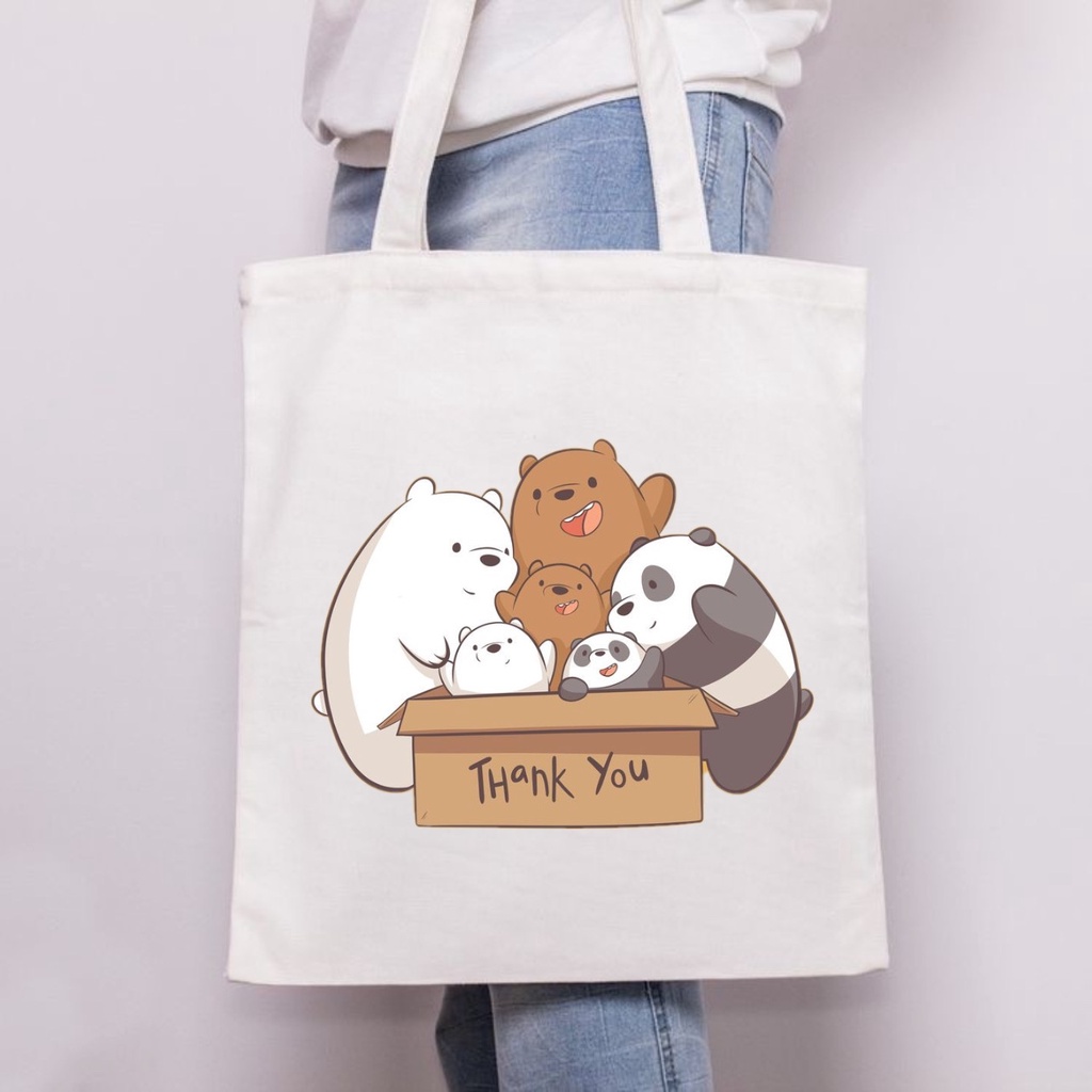 Affordable And High Quality Katsa Tote Bags We Bare Bears Shopee