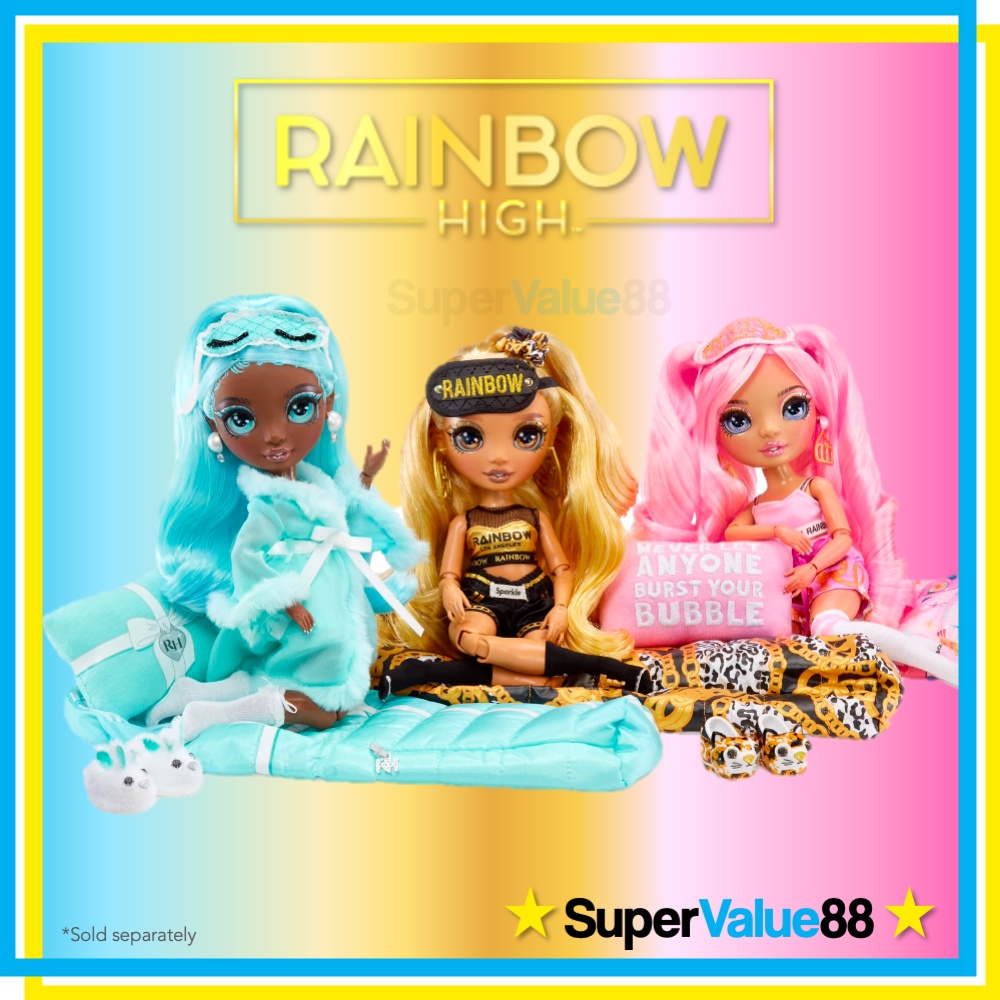 Official Rainbow High Slumber Party Special Edition Fashion Dolls With