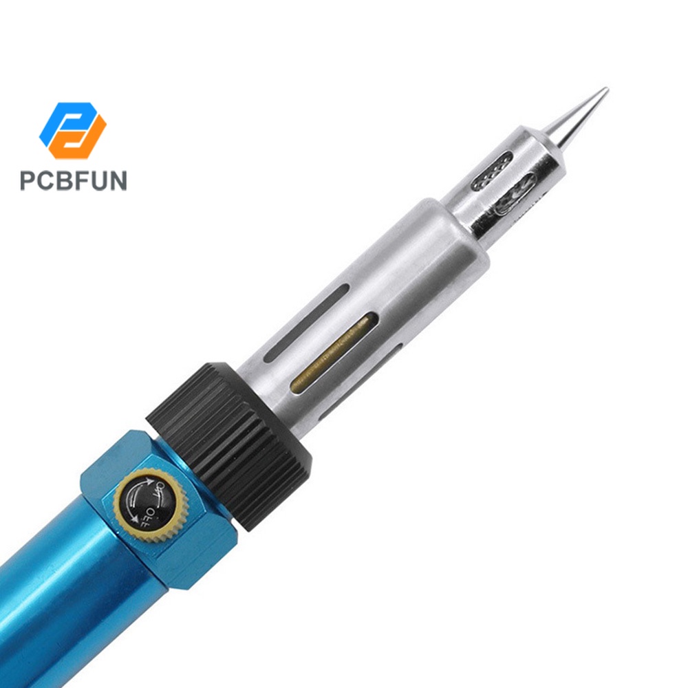 Pcbfun Professional Butane Gas Soldering Iron Cordless Welding Pen