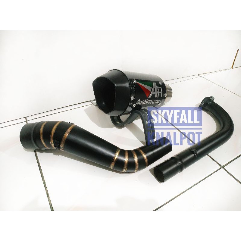 New AR AUSTIN Racing Exhaust For Click BEAT SCOOPY Miox NMAX LEXY ADV