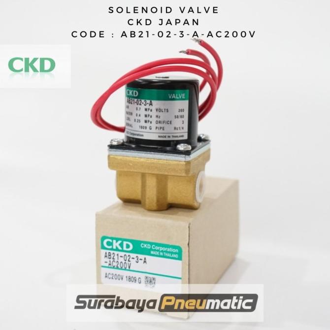 Ckd Japan Ab A Ac V Solenoid Valve Way Pneumatic Shopee