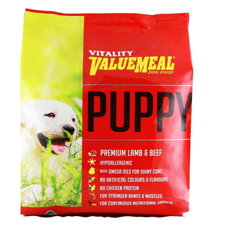 Vitality Value Meal Premium Lamb And Beef 1kg Original Pack Adult And