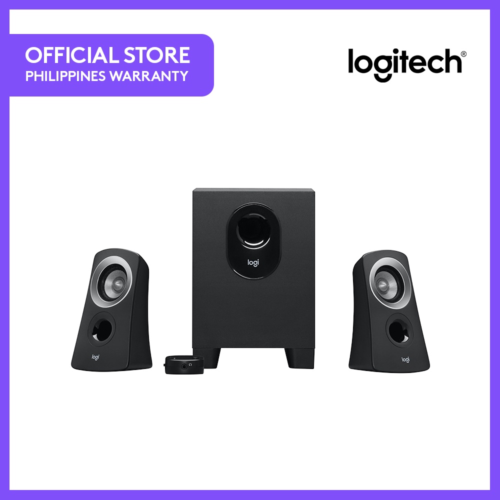 Logitech Z313 Speaker System With Subwoofer Full Range Audio 50 Watts