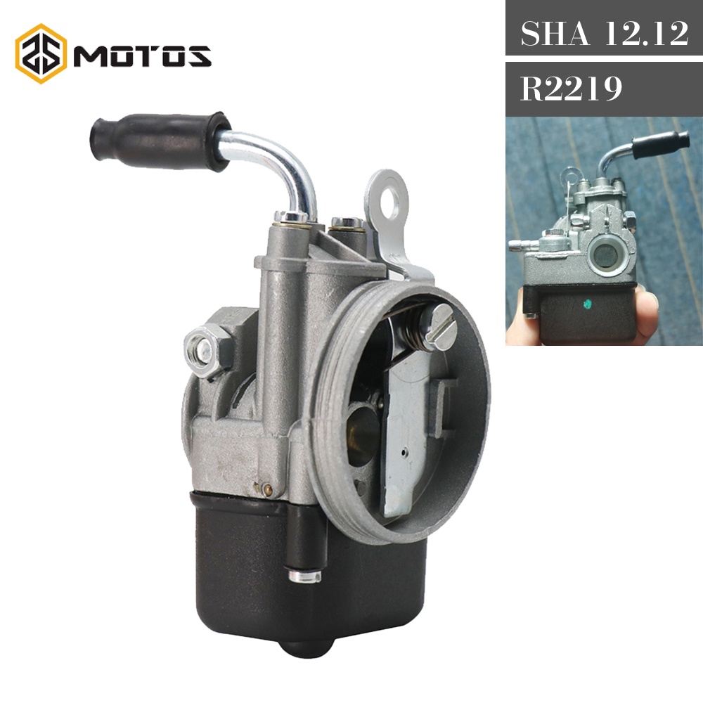 Stock ZS MOTOS Motorcycle Carburador SHA 12 For PIAGGIO Ciao Vespa