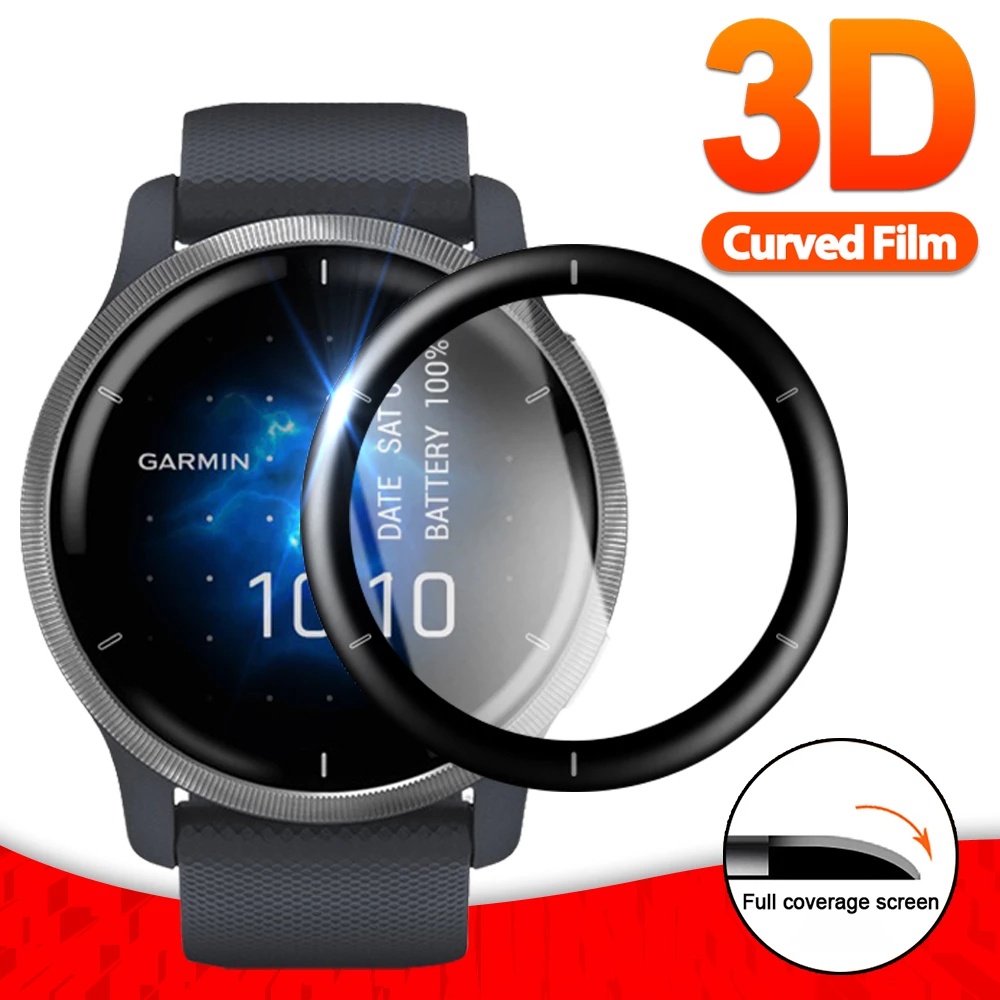 D Curved Film For Garmin Venu S Venu S Vivoactive S Soft Full