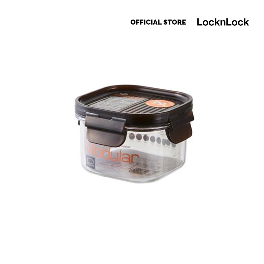 LocknLock Bisfree Modular Square Container 260ml LBF450 Shopee