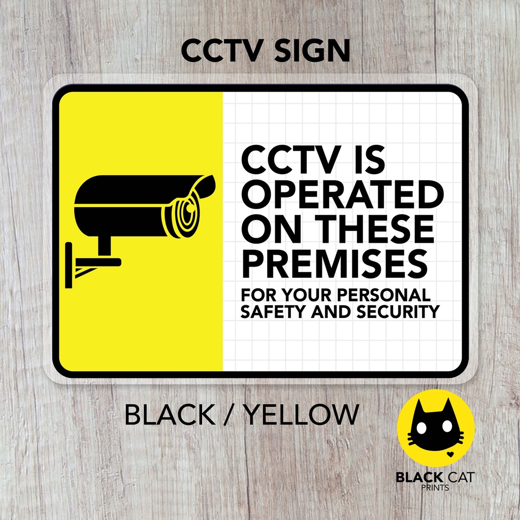 Do Not Leave Your Valuables Unattended And Store CCTV Signs Laminated