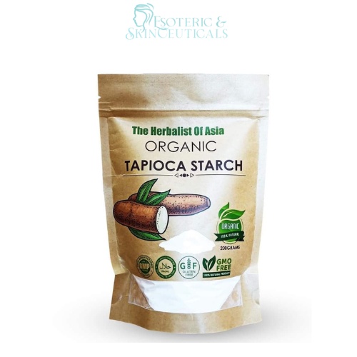 Esoterica ORGANIC TAPIOCA STARCH 200 Grams By The Herbalist Of Asia