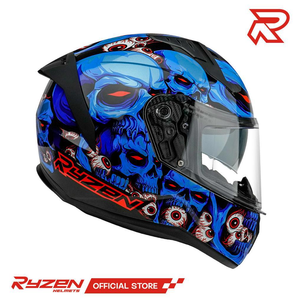 RYZEN ZX 900 BONEZ Full Face Dual Visor Helmet Shopee Philippines