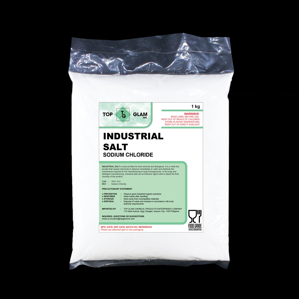 Industrial Salt Sodium Chloride 1 Kilogram Shopee Philippines